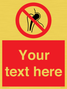 Custom prohibition No metallic implants